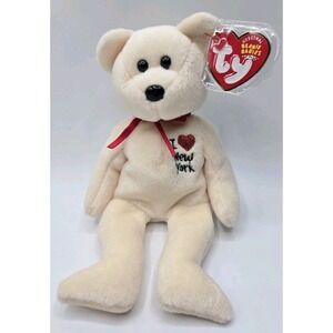 Ty Beanie Baby Bear I LOVE NEW YORK with MINT TAGS- Exclusive for Trade Show EUC